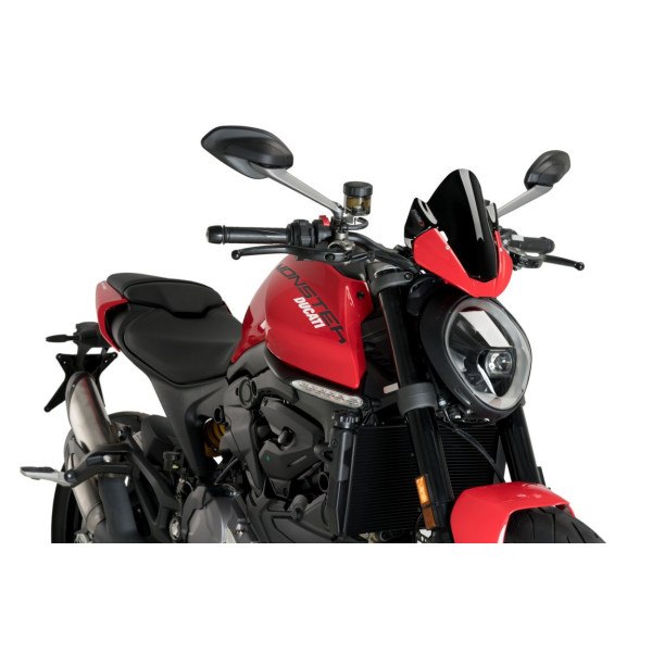 Puig Puig sport screen | black (opaque) | ducati monster 937 2021>current